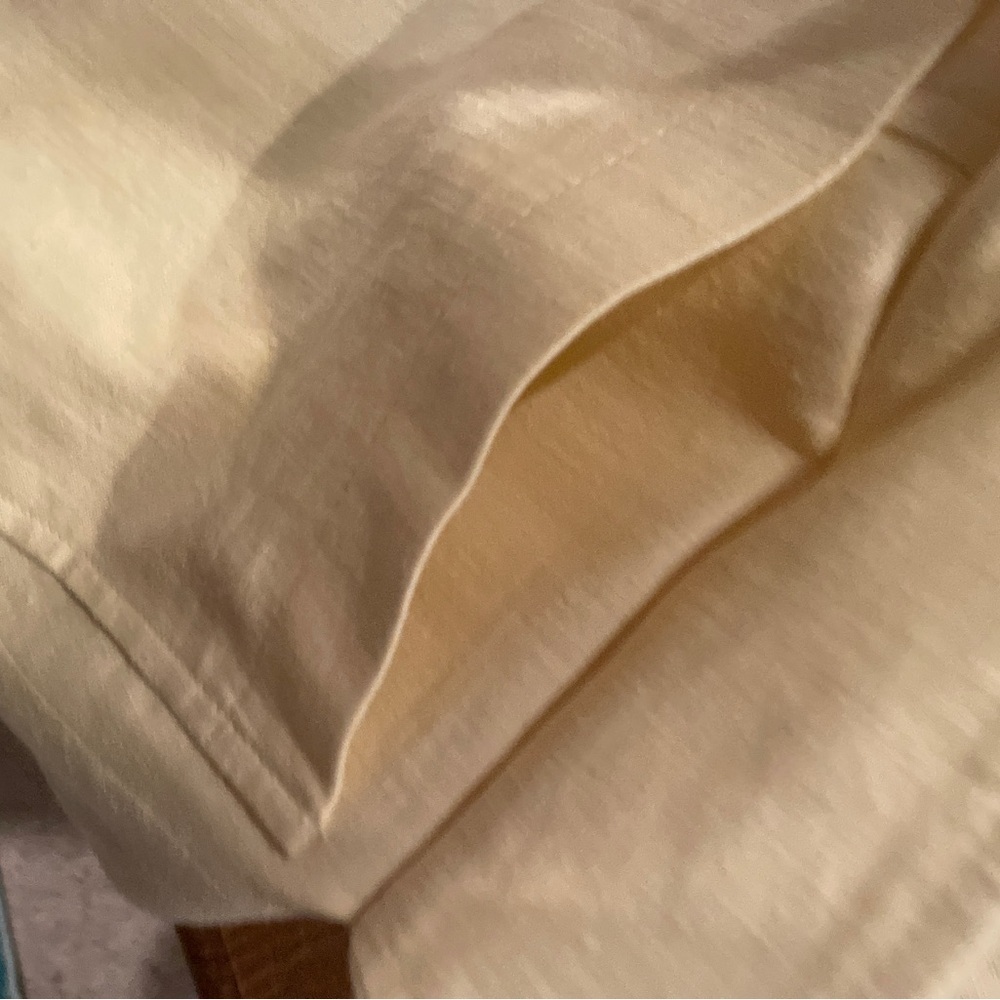 NWOT Harve Benard butter yellow lined Linen Cotton blazer preppy business 12T - Picture 8 of 11